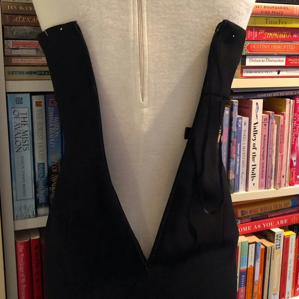 Vintage A.J. Bari Petites Black Sweetheart Strapless Dress - Picture 7 of 12